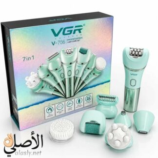 جهاز إزالة شعر نسائي VGR V-756 متعدد الاستخدامات 7 في 1 الاحترافي
